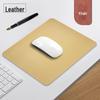 High-Quality White PU Leather Mouse Pad: Dirt-Resistant, Printable, and Round Design