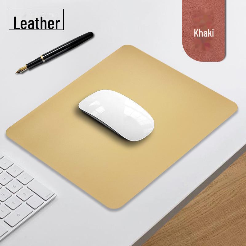 High-Quality White PU Leather Mouse Pad: Dirt-Resistant, Printable, and Round Design