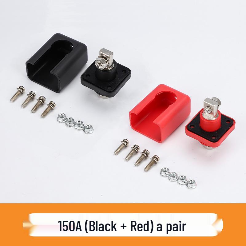 150A Pure Copper High-Current Wall-Through Wiring Post for Photovoltaic Lithium Battery Storage Terminal