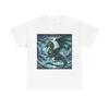 Unisex Adult T Shirt Dragon Art Thunderstorm Fantasy Illustration