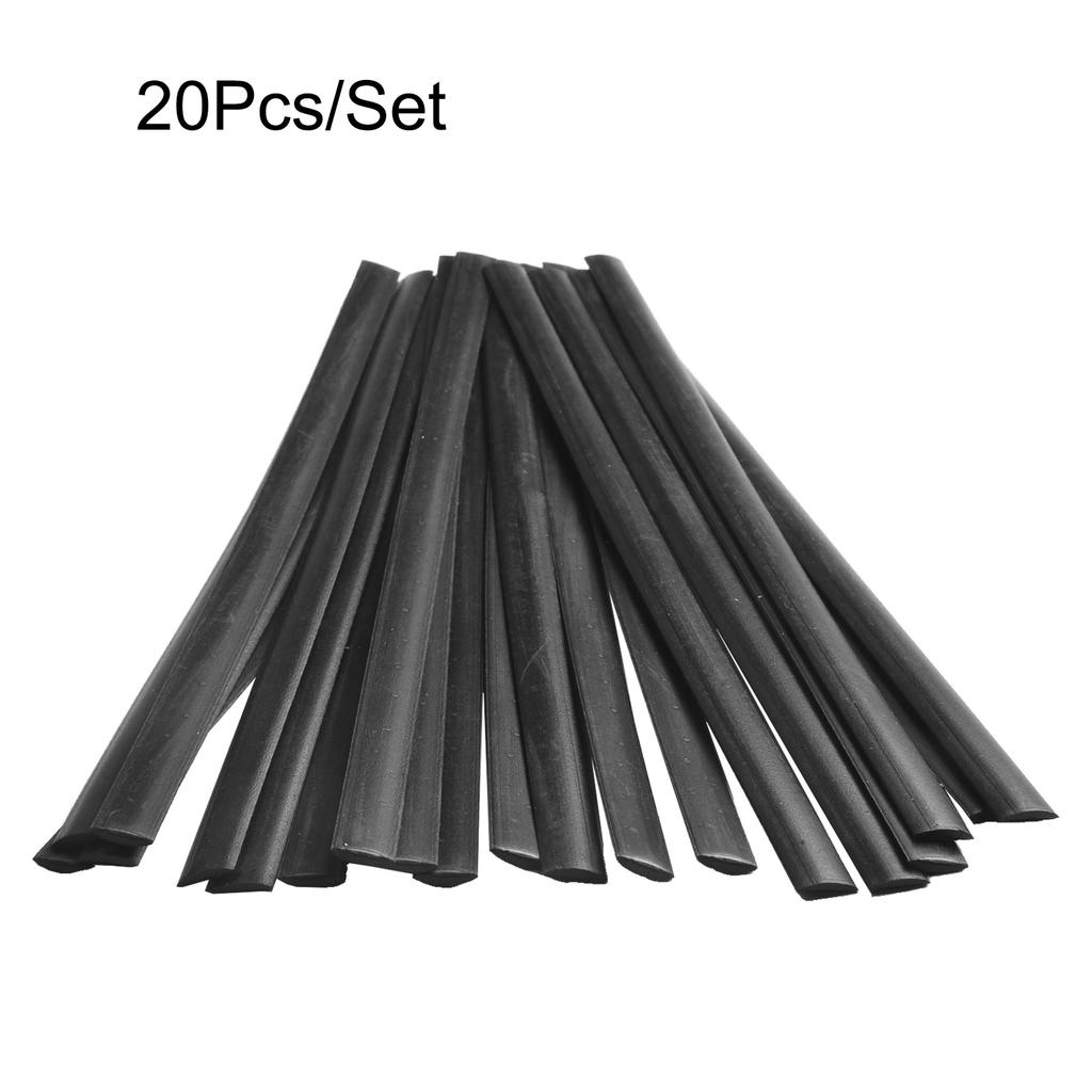 Welding Rods Plastic Welding Rods Plastic 2.5mm 20Pcs/Set Black Modified PE Indoor Outerdoor Strength Flexibility