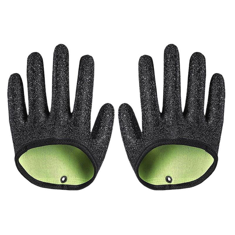 1/2 Pcs Fish Catch Gloves Fishing Glove With Magnet Hook Non-Slip Gloves Catching Fish Latex Hunting Gloves For Accessories