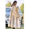Womens Faux Fur Coat Long Hooded Winter Warm Outerwear Plus Size Casual Chic