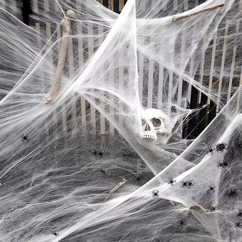 Halloween Black Gauze Ghost Cloth Haunted House Decoration Gauze Outdoor Scary Ghost Decoration Halloween Decoration Supplies