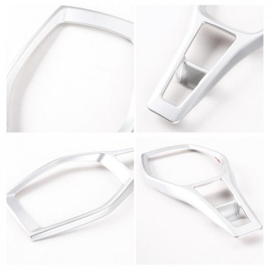 Car Center Gears Shift Panel Trim Cover Frame for Chevrolet Camaro 2017+ Silver