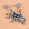 14G Sexy Skeleton Skull Hand Bar Barbell Nipple Shield Ring Punk Body Piercing