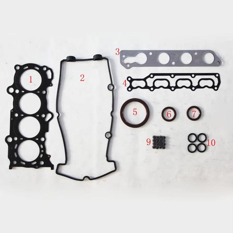 K14B K12B For SUZUKI SPLASH SWIFT METAL Engine Rebuilding Kits Engine Part Engine Gasket 11402-75850 Mechanging