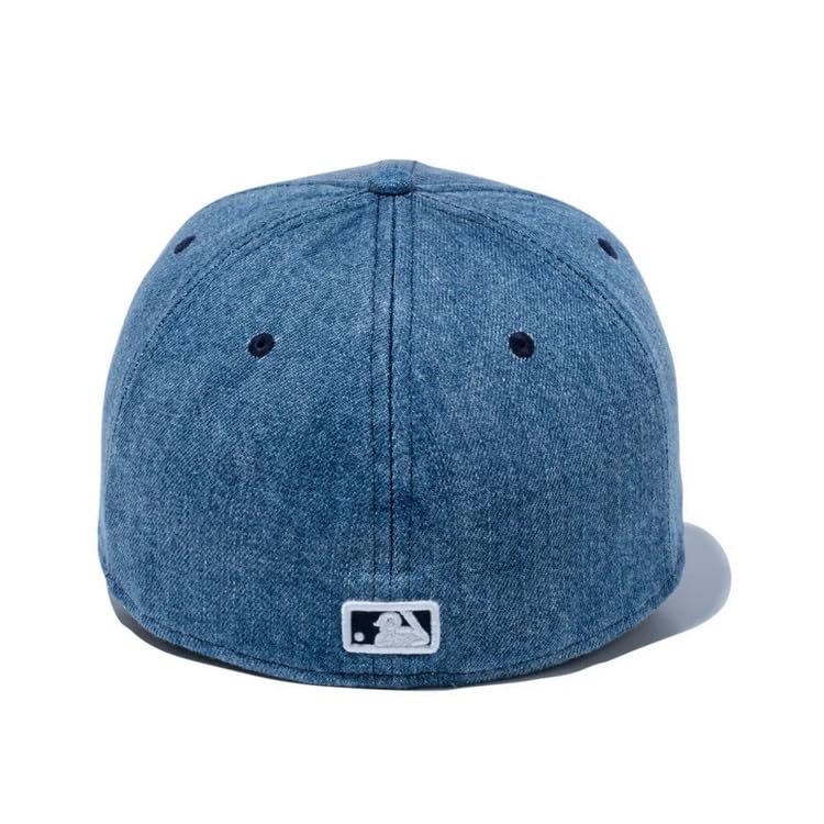 New Era Cap MLB Pre-Curved 59FIFTY Hat NY Washed Denim 7 18 PC5950 NEYYAN WASDEN WHT 25J