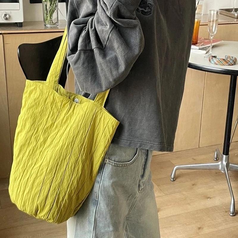 Casual Fashion Bags Women's Shopping Bags Eco-friendly Storage Reusable Shoulder Carrier Bags