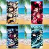 D-Demon Slayer Beach Towels Personalized Bath Towels Pool Vacation Gift Picnic Towel Quick-Drying Party Gifts Children's Day