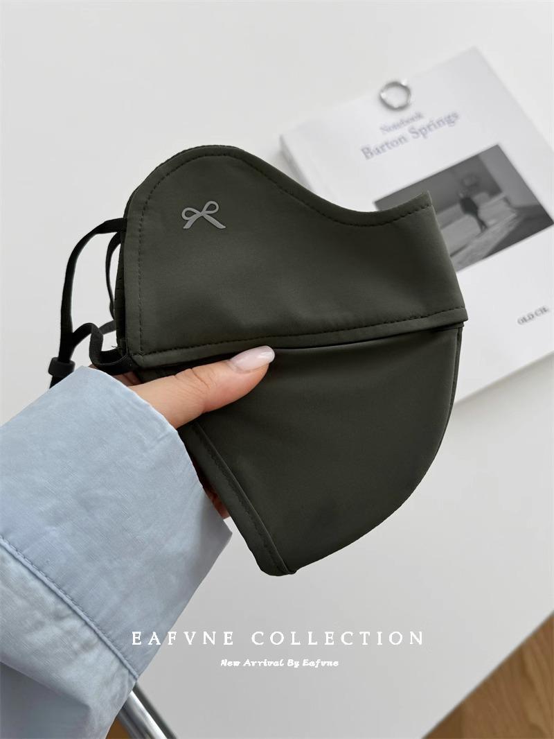 

3D Fishbone Sunscreen Mask - Breathable, Thin Ice Silk Face Shield with UV Protection and Makeup-Proof Design.