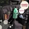 Car Seat Kick Mat & Organizer for Children: Anti-Stain Protective Back Pad