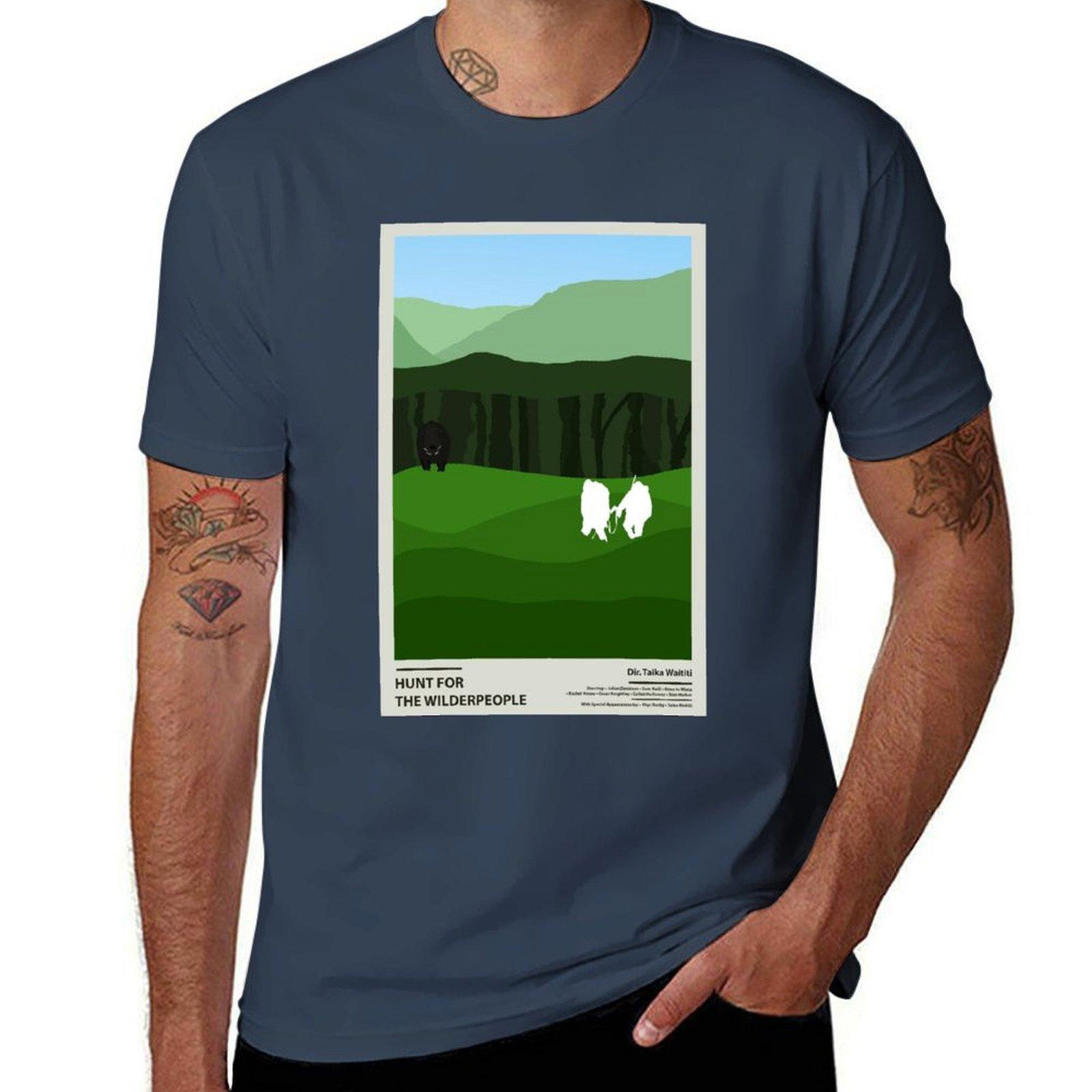 hunt for the wilderpeople poster Poster TShirt Lightweight Hiking TShirt S