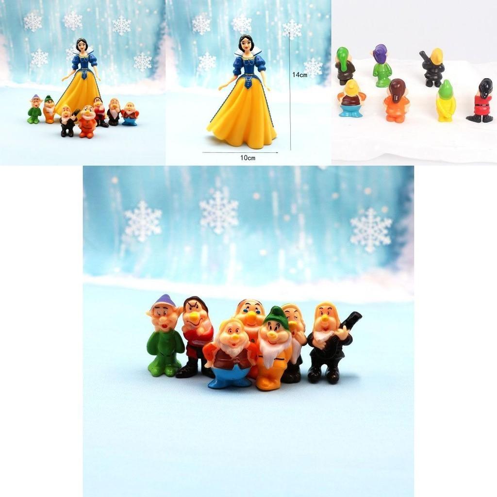 Enchanting Snow White And The Seven Dwarfs Figures 8pcs Set For Kids And Fans