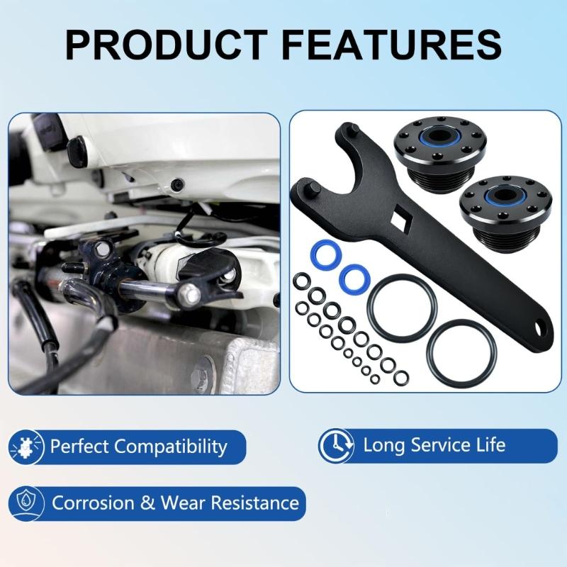 Long Service Life Marine Hydraulic Steering Seal Kit With Corrosion Resistant Aluminum Housing And 16 O Rings