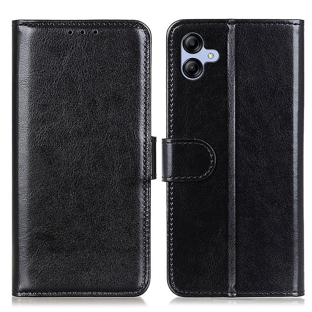 For Samsung Galaxy A05 4G Case Leather Phone Cover Wallet Crazy Horse Texture Stand Shell