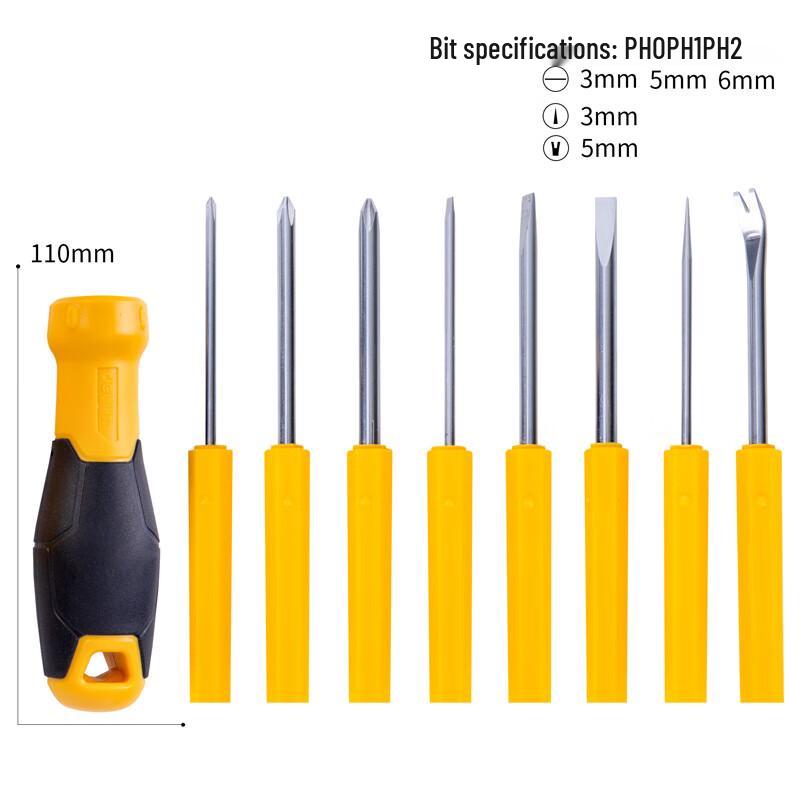 Deli 9-Piece Multi-purpose Screwdriver Set