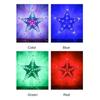 LED Pentagram Light Christmas Tree Top LED Light 2024 Christmas Luminous Transparent Decorative Light Line Length US Plug