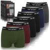 Cotton Underwear, Men’s Boxer Briefs, 6-Pack, Assorted Colors