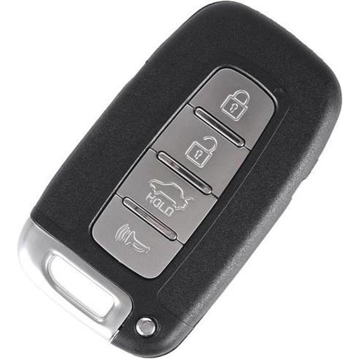 Key Shell for Hyundai Ix20 Ix35 Elantra Veloster Kia Picanto Rio Venga - 4-Button Remote Key Fob Blade Phonillico®