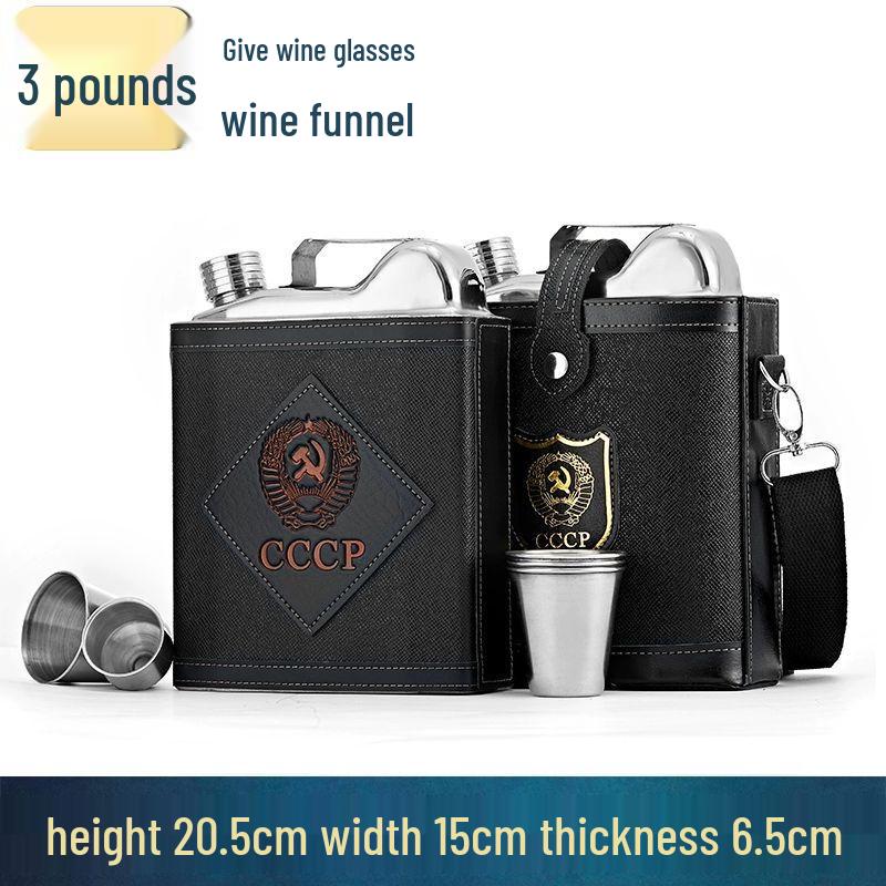 Portable Metal Liquor Flask