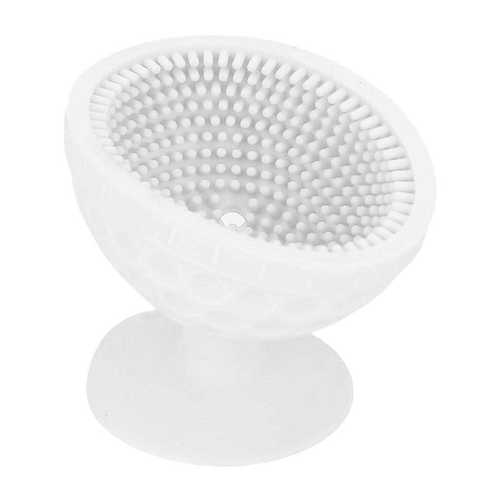 Silicone Club Ball Scrub Brush Portable Effective Multifunctional Club Ball Cleaning Tool White