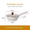 Maifan Stone Non-Stick Frying Pan: Volcanic Rock, Induction & Gas Compatible, Heightened Design, Small Household Cookware.