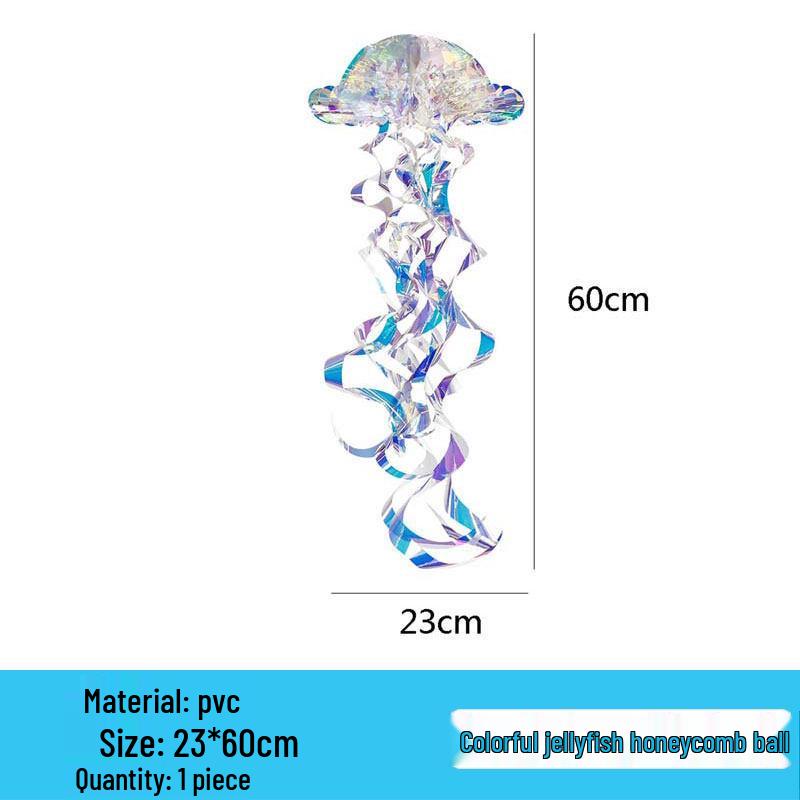 Ocean-Themed Jellyfish Hanging Decorations for Kindergarten Summer & Back-to-School