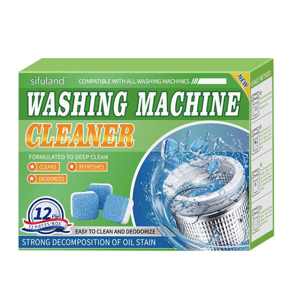 12/24pcs Washing Machine Descaler 360 Degree All Around Deep Cleaning Limescale Remover for Clean Inside Drums Cleaner