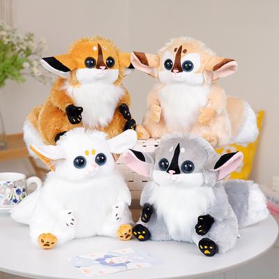 New Simulated Monkey Fox Doll Plush Toy Zoo Souvenir Plush Soothing Children Gift