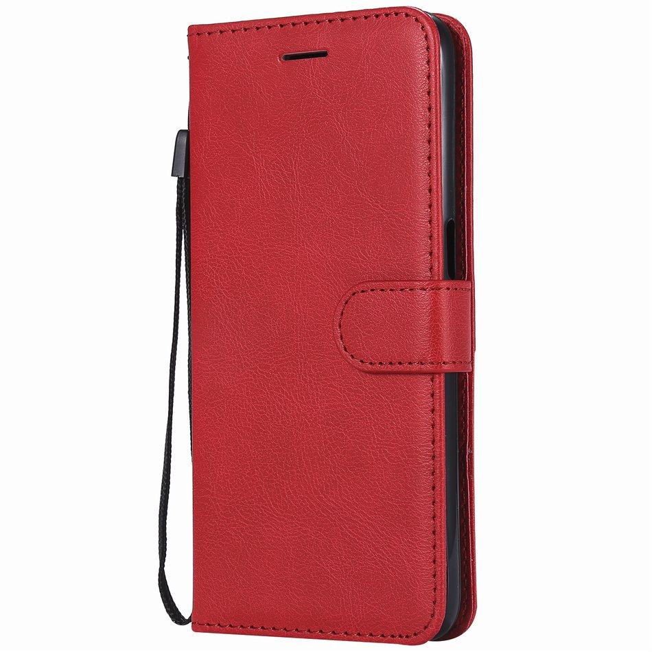 Cute Solid Color Flip Leather Cover For Case Samsung Galaxy S20 Ultra A51 A71 A6 A7 A8 Plus A9 2018 S10E S10 J330 J530 J730 D06Z