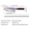 4Cr14Mov Stainless Steel Kitchen Knife Peeling Knives Meat Cleaver Sushi Knife Vegetable Fruit Cutter