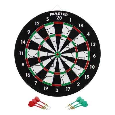 MASTER Flocking Paper Dartboard 37 Cm - Double-Sided