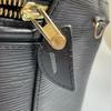 LOUIS VUITTON Epi Cannes Vanity Handbag black Women used