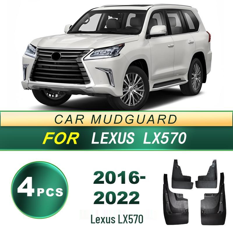 Soft Rubber Splash Guard Mud Flaps for 2016-2022 Lexus LX570