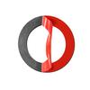 Car Button Sticker Self-adhesive Decorative Carbon Fiber Engine Start Stop Button Sticker Trim for 13-19 Forester