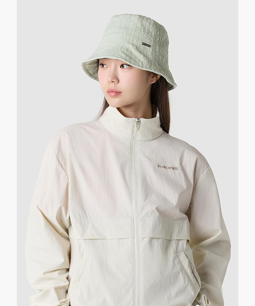 LECOQ Women'S Crinkle Bucket Hat - Mint Qr222Wcp41