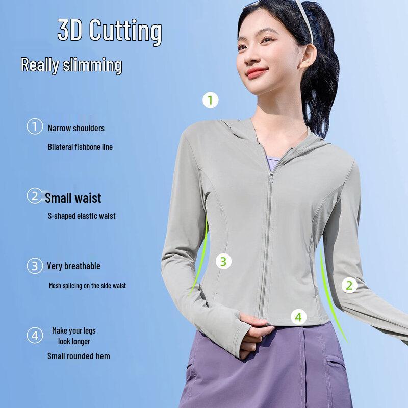 Miniso Women's Ice Silk Sun Protection Hoodie