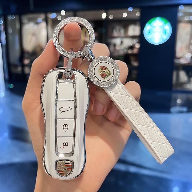 For Porsche Key Case Paramela Panamera Cayenne Buckle Macan911 Case