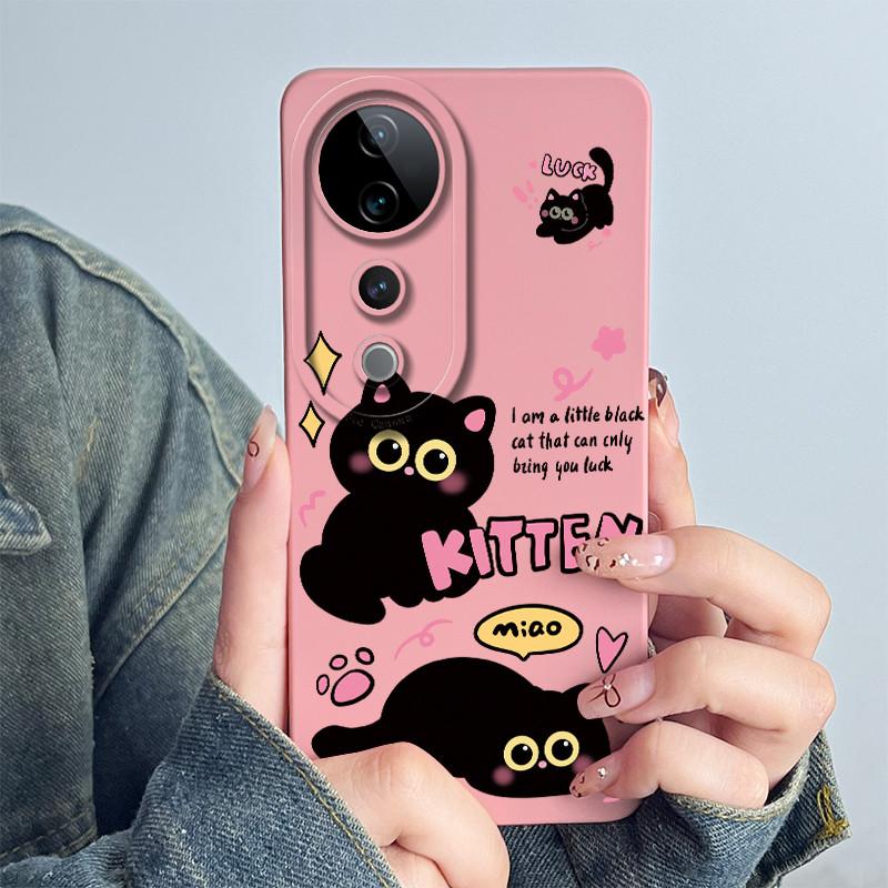 Case for Vivo V40 Pro 5G Matte Soft Silicone Cute Astronaut Protection Bumper Shells for Vivo V40 V 40Pro V 40 5G Phone Covers