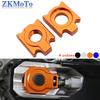 Motorcycle 20mm Chain Adjuster Regulator Sliders For KTM XC XCF XCW SX SXF EXC EXCF 125-530 For Husqvarna TC TE TX FC 125-450