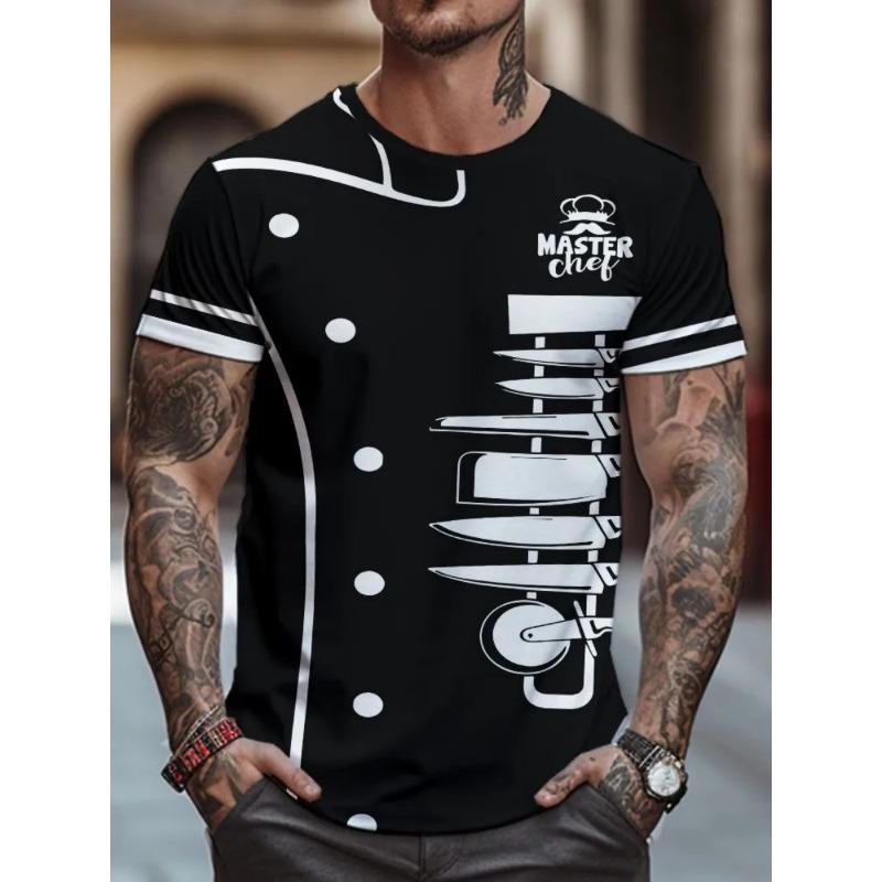 Men's 3D Printed T-Shirt Short Sleeve O-Neck Pullover Casual Top Street Fashion T-shirt