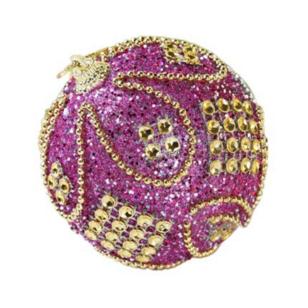 Pianka bożonarodzeniowa Rhinestone brokatowe kulki dekoracyjna bombka świąteczna ozdoba choinkowa strona główna