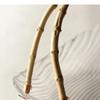 Glass Fruit Tray Household Snack Candy Dessert Plate Afternoon Tea Dim Sum Rattan Woven Portable Trays Housewear
