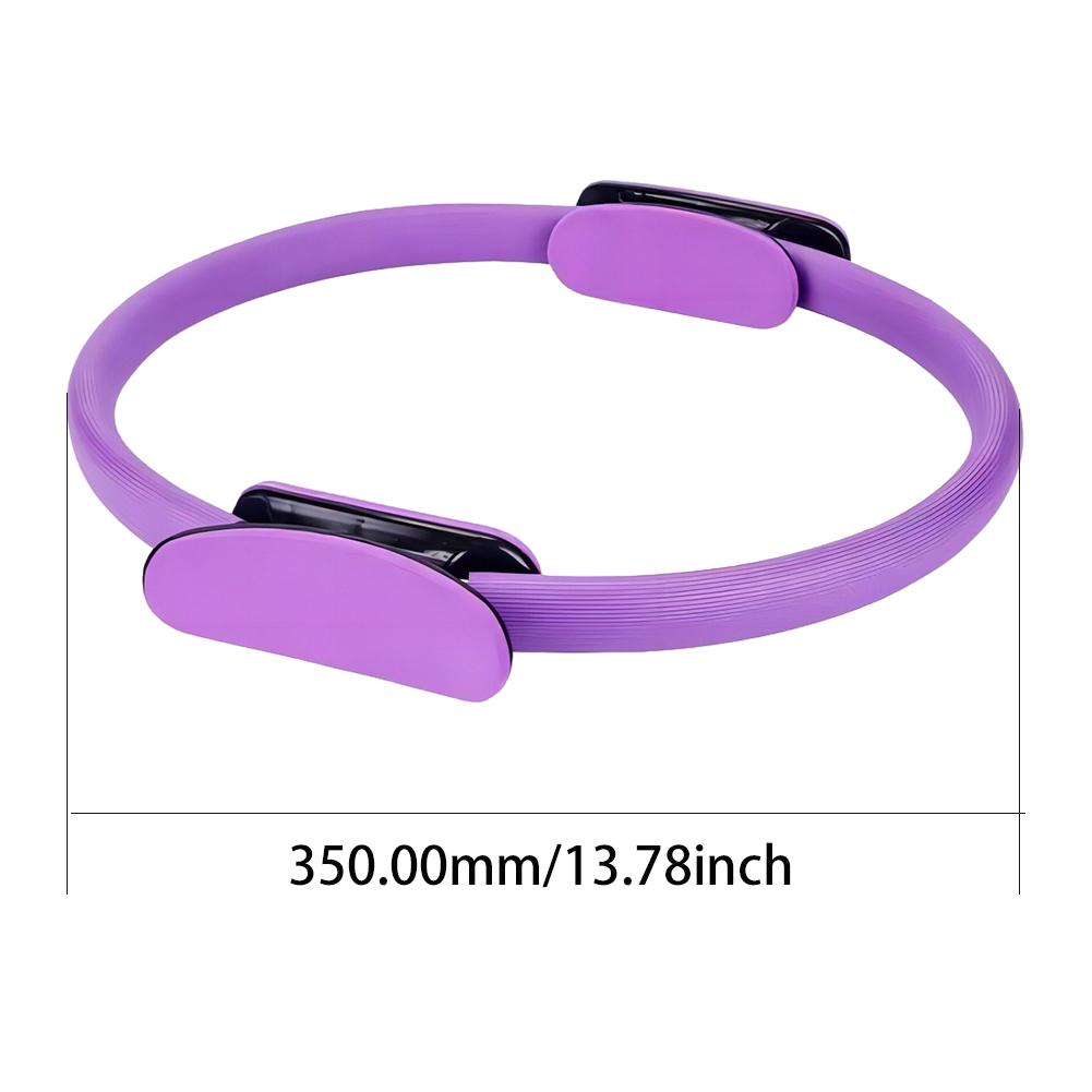

Yoga Pilates Ring Durable Non-Slip Exercise Circle Magic Exercise Circle with Dual Grip for Thigh Pelvic Floor Muscle Training фиолетовый