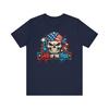 Land of the Free Skull T-Shirt | 4th of July American Flag Patriotic Graphic Tee