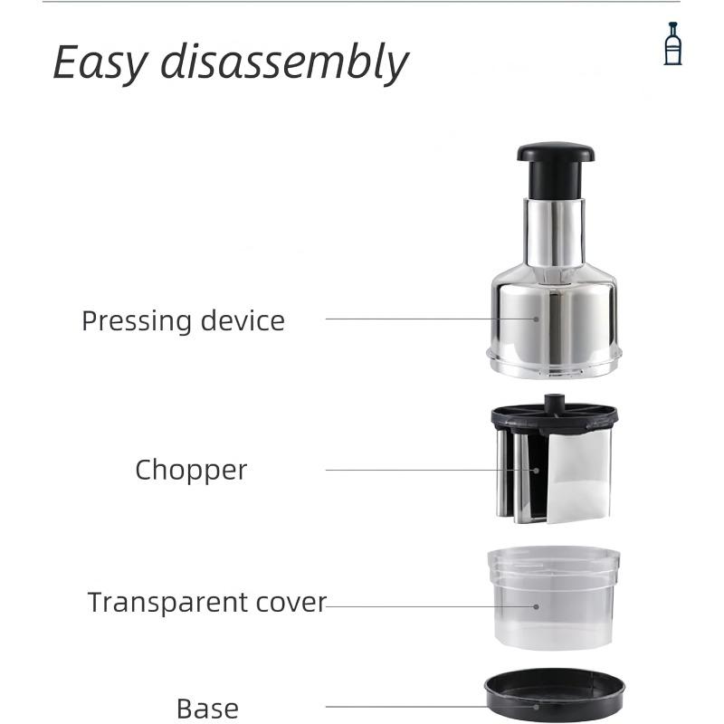 New Manual Hand Chopper Garlic Chopper Vegetable Slicer Mini Mincer Crusher for Garlic Ginger Herb Nut Kitchen Tools
