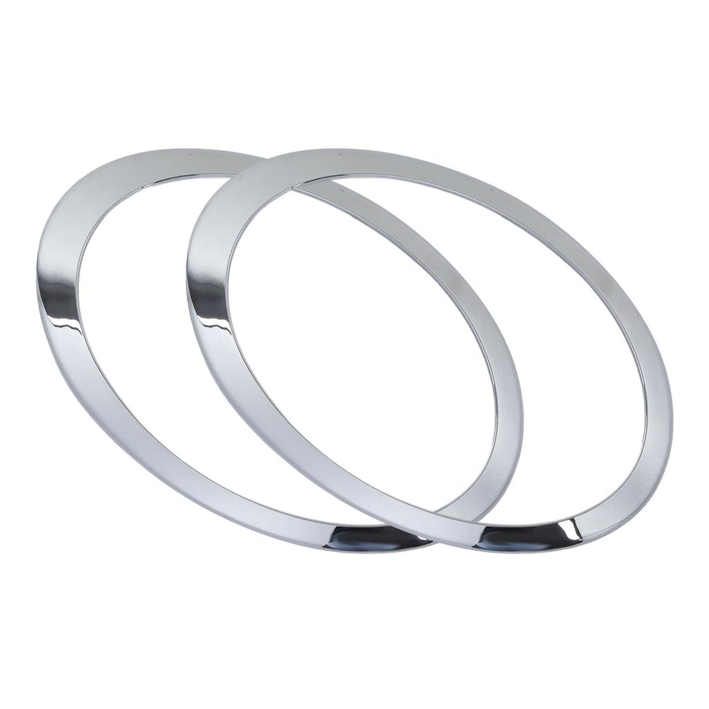 Left Right Headlight Trim Ring Headlamp Bezel 51137351371 for Clubman F54 2014‑2019 Electrosilvering