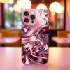 Rosa Flowstone Madam Protect Handyhülle Glas-Handyhülle für iPhone 17 16 15 14 13 12 11pm Pro Plus Stoßfestes Handy Weiblich