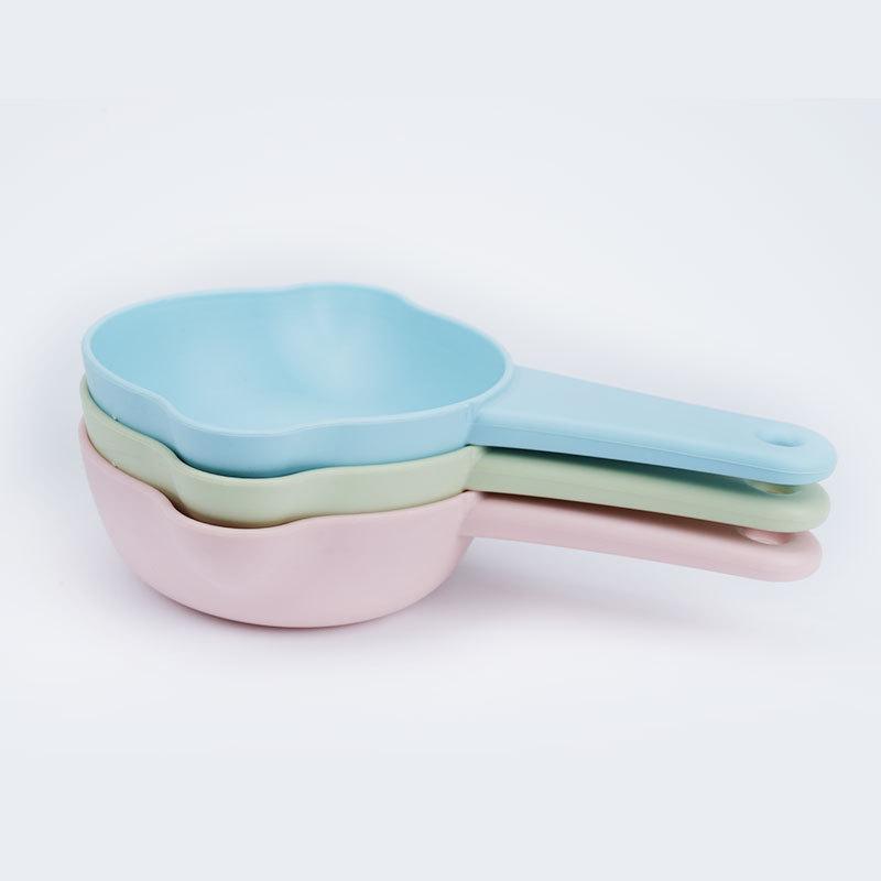 Cartoon Lemon Pet Food Scoop, Eco-friendly PP Material, Candy Color Portion Spoon for Cats